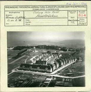 Saarbrücken, Hohe Wacht, Siedlung
