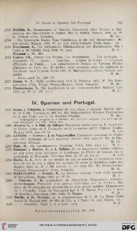 IV. Spanien und Portugal (Nr. 2279-2411)