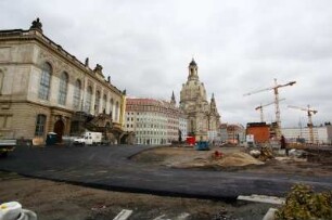 Dresden-Altstadt. Jüdenhof wird asphaltiert