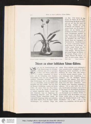 Ideen zu einer festlichen Schau-Bühne
