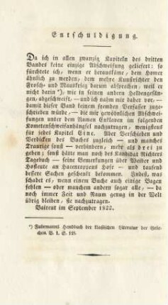 Entschuldigung