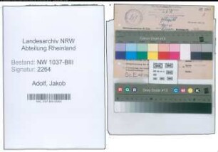 Entnazifizierung Jakob Adolf , geb. 02.04.1905 (Stadtinspektor)