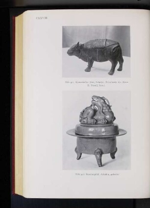 Abb. 405. Koreanischer Stier, Celadon. Privatbesitz des Herrn E. Martel, Seoul.