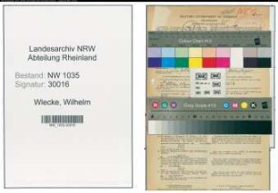 Entnazifizierung Wilhelm Wlecke , geb. 13.10.1888 (Steiger)