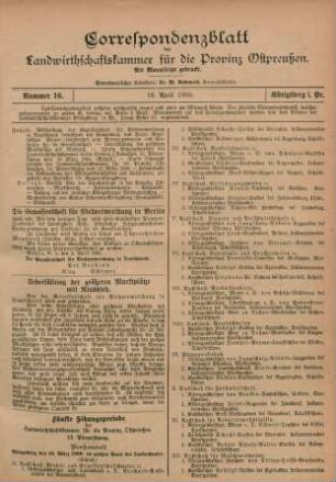 Nummer 16. 18. April 1900.