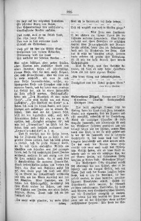 Gebrochene Flügel. Roman von Ossip Schubin. Deutsche Verlagsanstalt. Stuttgart 1894.