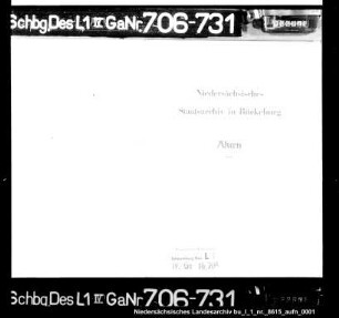 Schuldforderung der Erben des Hans von Holdinghausen an Hans und Tonnies von Münchhausen