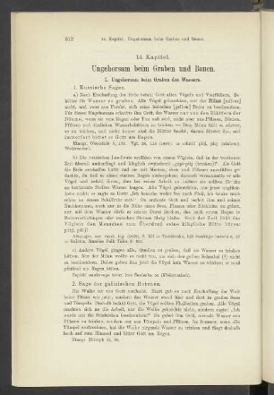 14. Kapitel. Ungehorsam beim Graben und Bauen