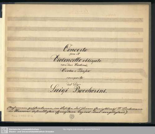 Concertos - Mus.3490-O-6 : vlc, strings - G; GerB 480