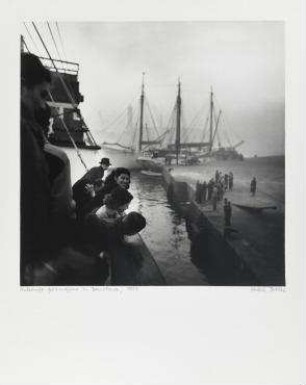 Ankunft frühmorgens in Barcelona 1957
