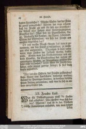XII. Feuchte Luft.