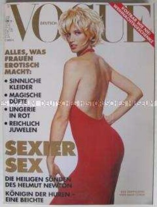 Deutsche Ausgabe der New Yorker Frauenzeitschrift "VOGUE"