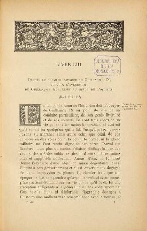 Histoire générale civile, religieuse et littéraire du Poitou, 8