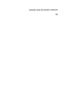 Kookkurrenzanalyse der deutschen Gegenwartssprache