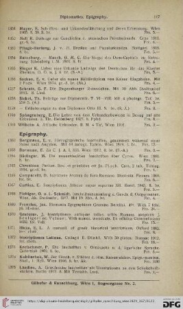 Epigraphy (Nr. 1362 - 1386)
