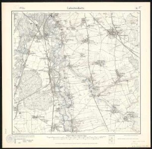 Meßtischblatt 26 : Liebertwolkwitz, 1912 : Liebertwolkwitz. - Aufgen. 1905, hrsg. 1907, einz. Nachtr. 1912. - 1:25000. - Leipzig, 1912. - 1 Kt.