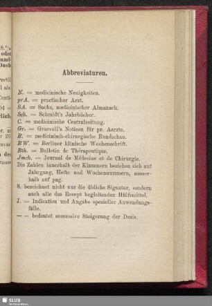 Abbreviaturen