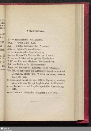 Abbreviaturen
