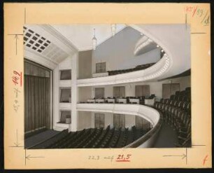 Stadttheater, Dortmund: Ansicht Zuschauerraum und Bühne