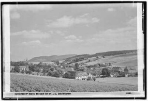 Cunnersdorf Sächsische Schweiz mit Groß und Klein Zschirnstein