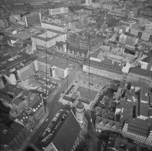 Innenstadt von Leipzig : Blick von der Thomaskirche Richtung Nordosten
