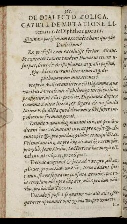 De Dialecto Aeolica