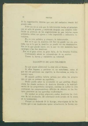 Magnitud de los peligros