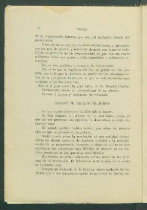 Magnitud de los peligros