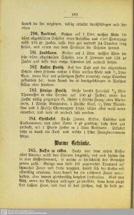 Warme Getränke