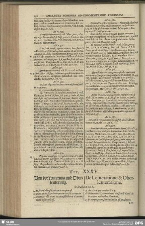 Tit. XXXV. Von der Leuterung und Oberleuterung