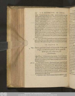 In Caput V. De eo, quod est simul, vel separatim: & eo, quod tangit, vel est interiectum: & eo, quod est deinceps, vel cohaerens, vel continuum.