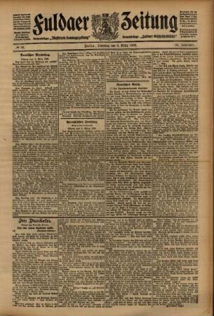 Ausgabe vom Dienstag, den 03. März 1908.