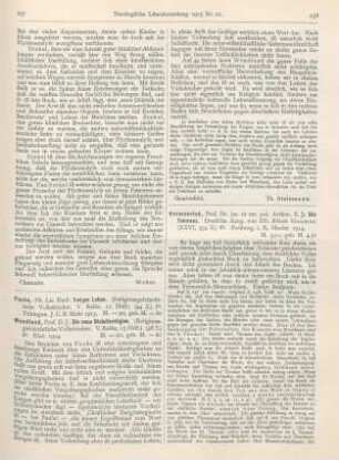 257-258 [Rezension] Fuchs, Emil, Ewiges Leben