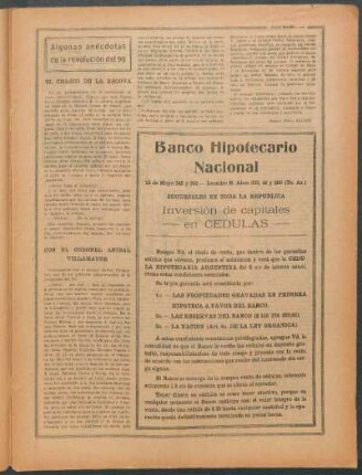 Algunas anécdotas de la revolución del 90