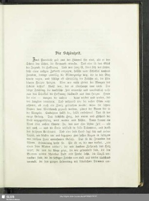 Die Schönheit