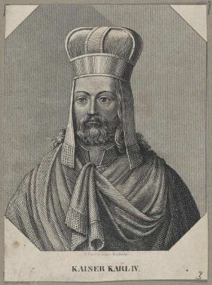 Bildnis des Karl IV., Kaiser des Römisch-Deutschen Reiches