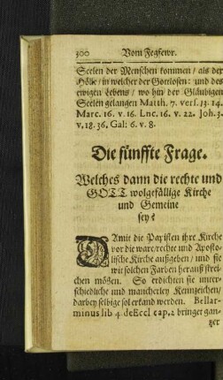 Die fünffte Frage.