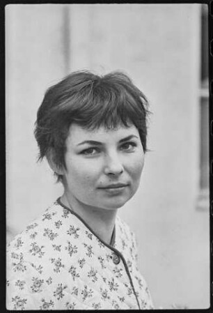 Portrait der Schauspielerin Anne Lässig, 1965. SW-Foto © Kurt Schwarz.