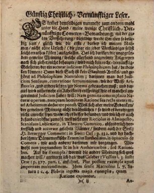 Christlich-vernünfftige Cometen-Betrachtung aus Gelegenheit deß im M. Dezember 1680 erschienenen großen Cometen