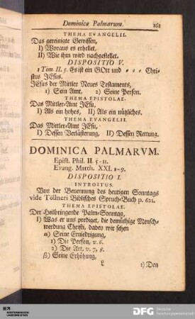 Dominica Palmarum.