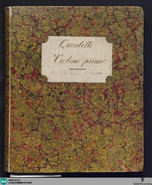 Quintetto pour deux violons, viola, violoncelle et basse : Oeuvre 18