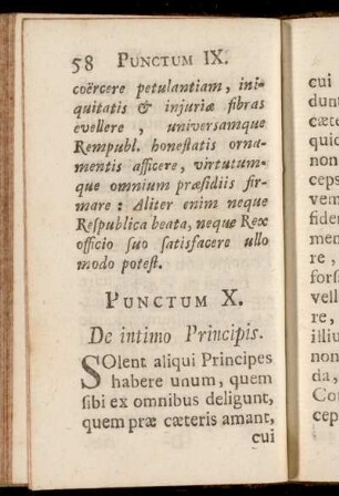 Punctum X. De intimo Principis.