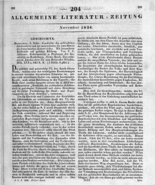 Schlosser, F. C.: Geschichte des achtzehnten Jahrhunderts und neunzehnten bis zum Sturz des französischen Kaiserreichs. Mit besonderer Rücksicht auf geistige Bildung. Bd. 1. Das achtzehnte Jahrhundert bis zum Belgrader Frieden. Heidelberg: Mohr 1836