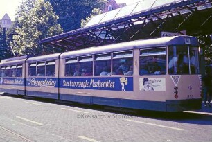 Augsburg: Straßenbahnhaltestelle Königsplatz