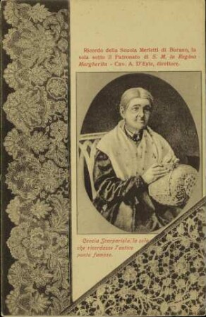 Ricordo della Scuola Merletti die Burano, [...]