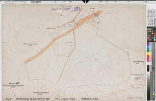 Rudersdorf (Wilnsdorf), Umlegung Rudersdorf, Urkarte II Flur 21