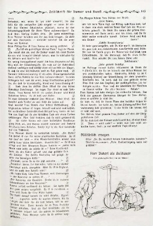 Herr Dickerl als Zuschauer (Eine psychologische Studie in vier Bildern)