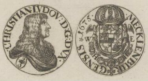 Bildnis des Christianvs Lvdovicvs I., Herzog von Mecklenburg-Schwerin