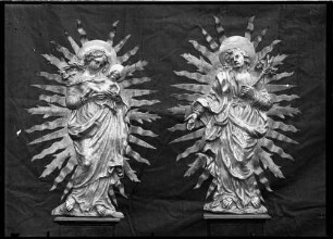 Heiligenfiguren (Maria und Joseph)