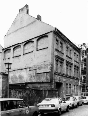 Görlitz-Altstadt, Bäckerstraße 3. Wohnhaus (um 1870). Straßenansicht